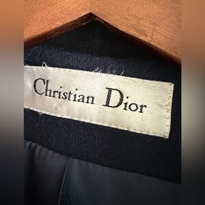 Dior Navy and Black Trench Coat